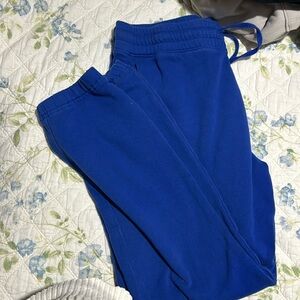 hollister blue sweatpants size medium